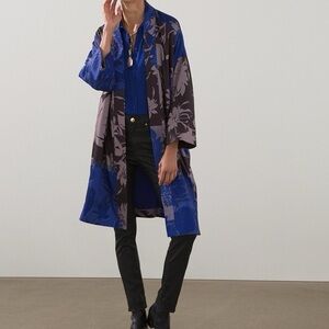 Chico’s Blue Kimono Jacket Size 1 or 8/10